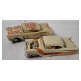 2 Vtg Model Cars - Fairlane, Bel Air