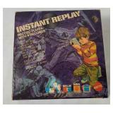 Vtg Mattel Instant Replay Record Player & 24 Discs