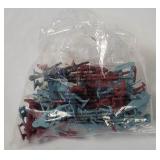 Vtg Plastic Horse & Soldier Figures