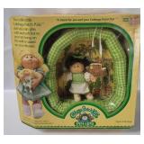 1983 Cabbage Patch Kids Pin-ups Green Doll W/ Box