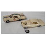 2 Vtg Model Cars - ''63 Riviera, Thunderbird