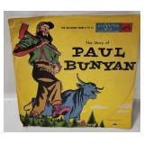 Vtg Disney Paul Bunyan 10' Record