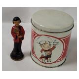 Campbell's Soup Tins, Wooden Oriental Figure