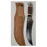 Hunting Knife W/ Sheath Brasil