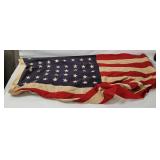 Vtg 48 Star American Flag 3' X 5'