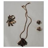 1/20th Gold Filled Necklace, Earrings, Pin