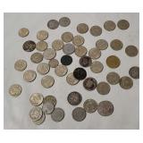 Assorted Vtg Foreign Coins