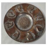 Decorative Etched Hammered Metal Bowl