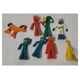 Trendmasters Adventures Of Gumby Flexi Figures