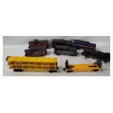 Lionel 1400 Loco W/ 7 Train Cars, O Gauge