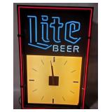 1991 Lite Beer Lighted Wall Clock