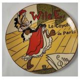 1991 Warner Bros. Wile E Coyote Plate