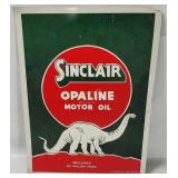 Sinclair Opaline Motor Oil Tin Sign