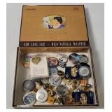 Assorted Vtg Pinback & Enamel Buttons