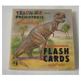 Vtg Prehistoric Animals Flash Cards