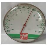 Vtg 7-up Advertising Thermometer