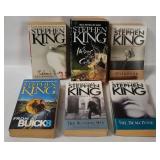 6 Stephen King Paperbacks - Roadwork, Dead Zone