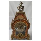 Vintage Louis X V Style Italian Mantel Clock