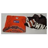 2 Vtg Cleveland Browns Shirts