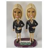 Beulah Park Katie & Jenna Signed Bobblehead
