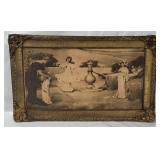 Antique Framed Maude Goodman Art Print