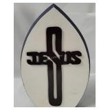 Jesus Carved Wood Decor Piece