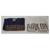 2 Vtg Atlantic City N J Shirts Size Large