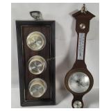 2 Vtg Weather Stations - W. Germany, Springfield