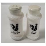 Vtg Hazel Atlas Rooster S & P Shakers