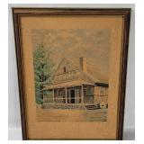 White Grist Mill Massachusetts Art