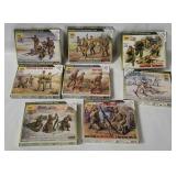 8 Zvezda Soviet Military Figure Kits 1/72