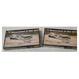 2 Heller Messerschmitt Model Kits 1/72
