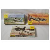 3 Heller Model Kits 1/72 - Yak 3, Dewoitine D510