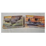 2 Matchbox Model Kits 1/72 - Beaufighter, Walrus
