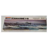 Monogram Japanese Submarine I-19 Model Kit
