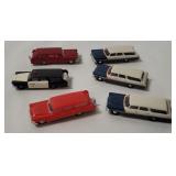 6 Eko Small Plastic Plymouth Station Wagons