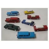 8 Small Plastic Cars - Nomad, Rolls Etc.