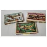 3 Upc Model Plane Kits - P38l Lightning, Nick