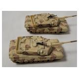 2 Corgi Diecast M1 Abrams Tanks