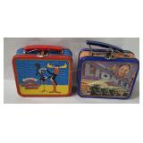 2 Mini Lunch Boxes - Lionel, Rocky & Bullwinkle