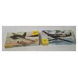 2 Heller Model Kits 1/72 - Spitfire, Messerschmitt