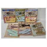 6 Airfix Model Kits 1/72 - Fiat, Sopwith, Spad Vll