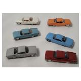 6 Dodge Dart Phoenix Small Plastic Cars