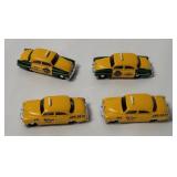 4 Eko Small Plastic Opel Kapitan Taxis 1/88