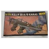 Sealed Heller Pzl P 23 A/b Karas Model Kit 1/72