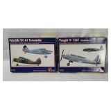 2 Paula Model Kits 1/72 - Vought, Fairchild