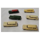 6 Eko Small Plastic Plymouth Station Wagons
