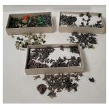 Assorted Small Plastic Military Figures H O
