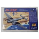 Sealed R S Ju-86p Bomber Model Kit 1/72