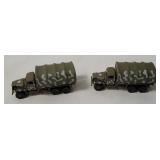 2 Johnny Lightning Military Truck Diecasts